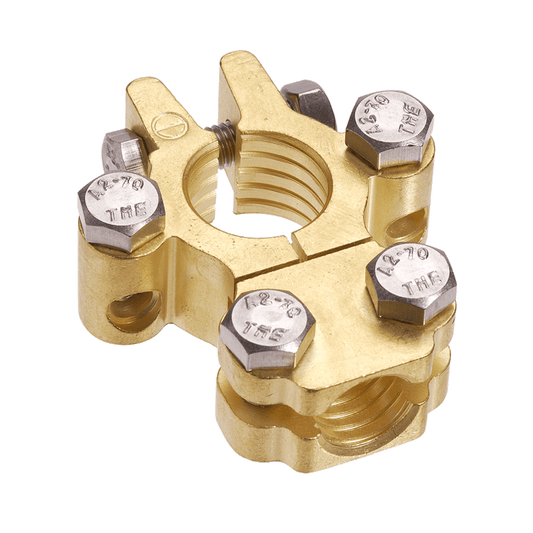 FORGED BRASS HEAVY DUTY DUAL AUX SADDLE TERMINAL