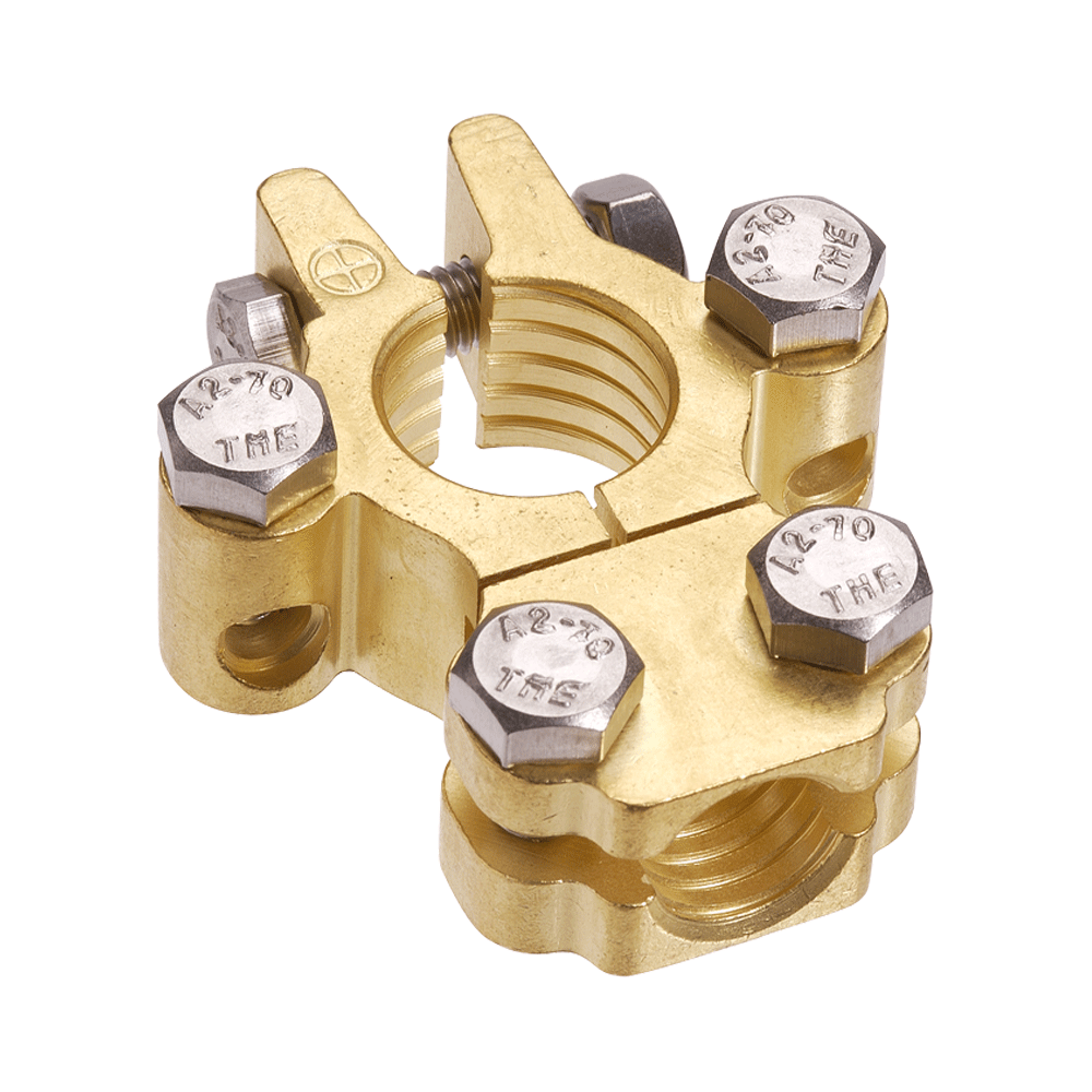 FORGED BRASS HEAVY DUTY DUAL AUX SADDLE TERMINAL