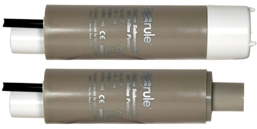 RULE 12V IL500P "CONGO" IN-LINE SUBMERSIBLE PUMP (32 LPM)