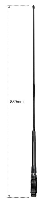 6.6dBi BRAID SPRING-BLACK