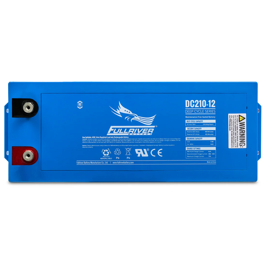FULLRIVER DC SERIES 12V 210AH AGM BATTERY