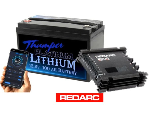 Thumper Lithium 100AH + Choose Your BMS & DC DC Charger