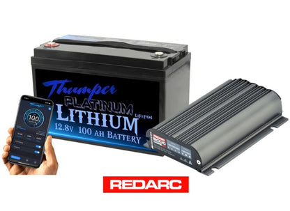 Thumper Lithium 100AH + Choose Your BMS & DC DC Charger