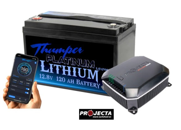 Thumper Lithium 120AH + Choose Your BMS & DC DC Charger