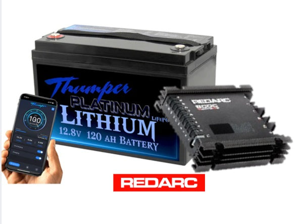 Thumper Lithium 120AH + Choose Your BMS & DC DC Charger