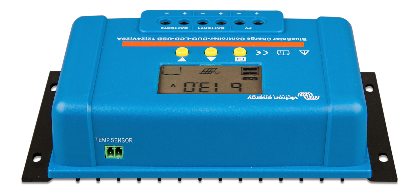 BLUESOLAR PWM DUO-LCD&USB 12/24V-20A