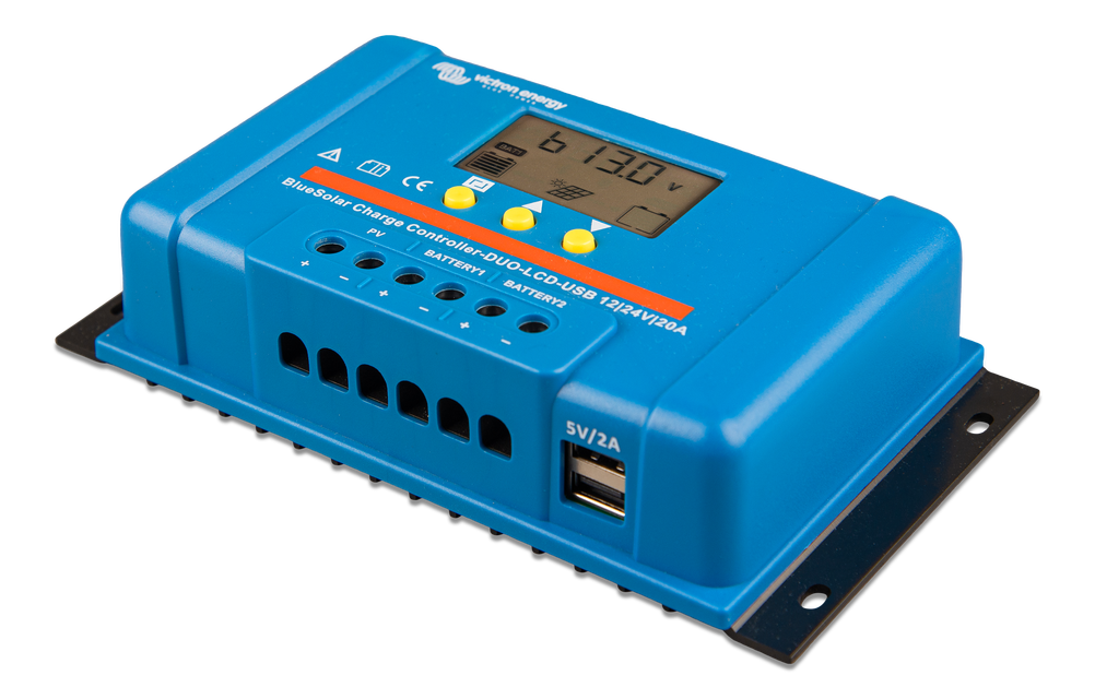 BLUESOLAR PWM DUO-LCD&USB 12/24V-20A