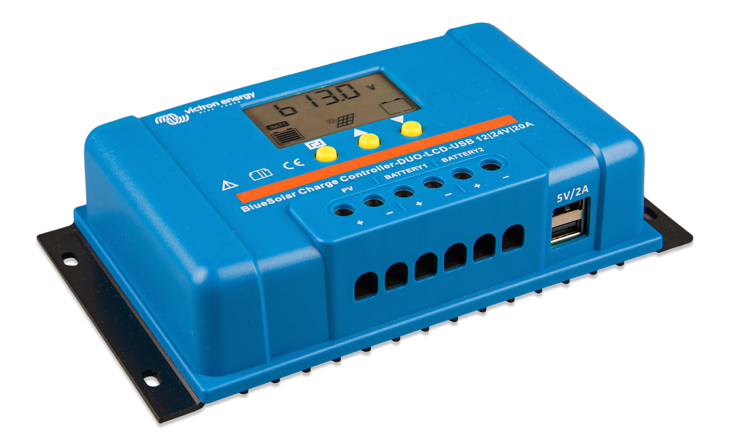 BLUESOLAR PWM DUO-LCD&USB 12/24V-20A