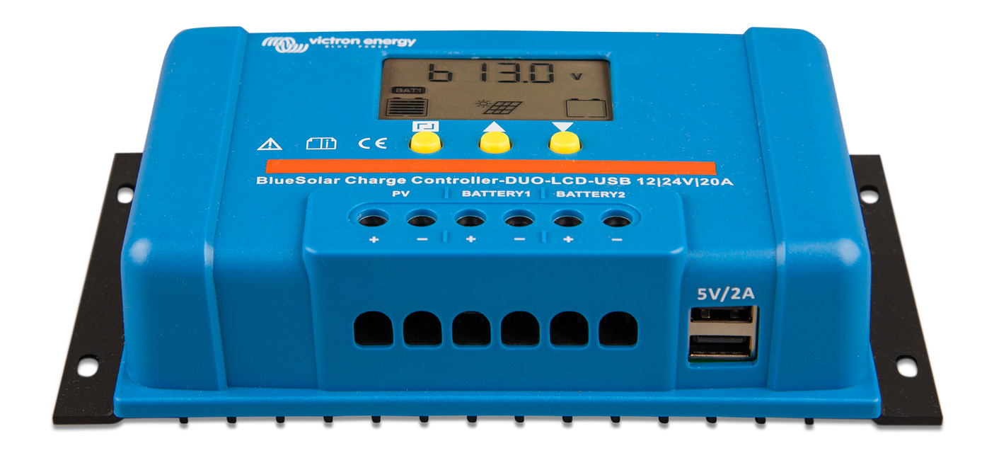 BLUESOLAR PWM DUO-LCD&USB 12/24V-20A
