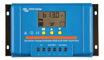 BLUESOLAR PWM DUO-LCD&USB 12/24V-20A