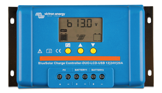 BLUESOLAR PWM DUO-LCD&USB 12/24V-20A