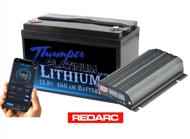 Thumper Lithium 160AH + Choose Your BMS & DC DC Charger