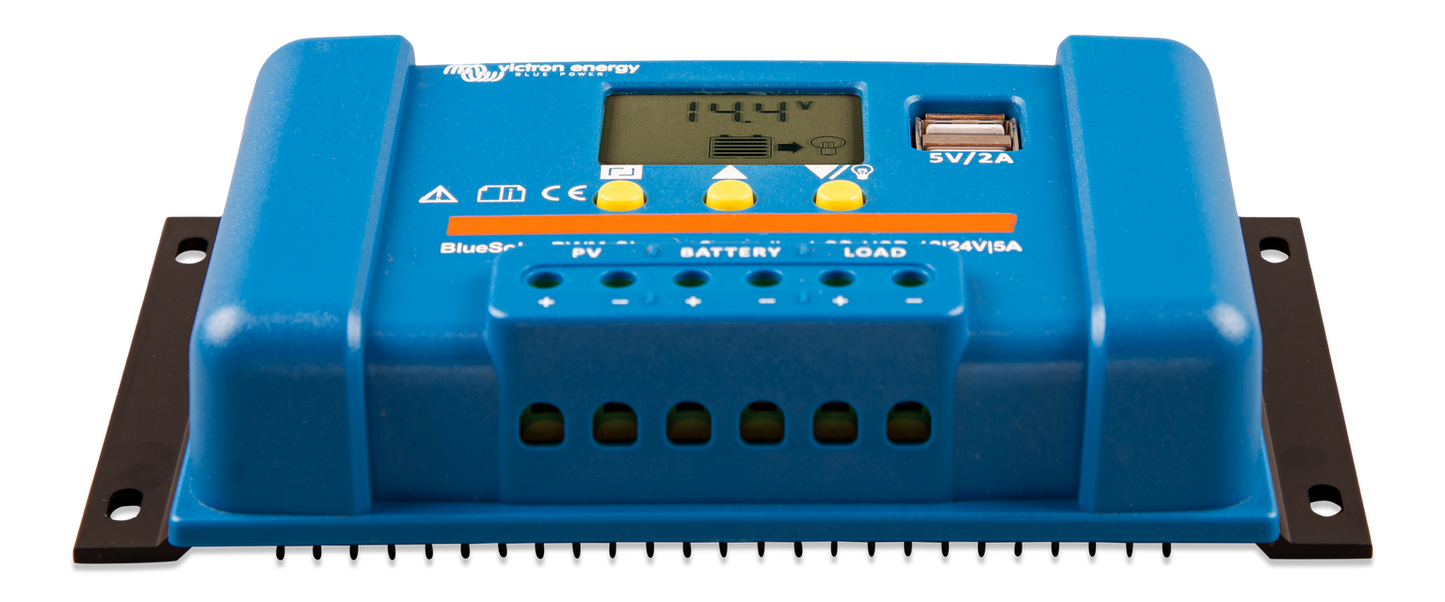 BLUESOLAR PWM-LCD&USB 12/24V-5A