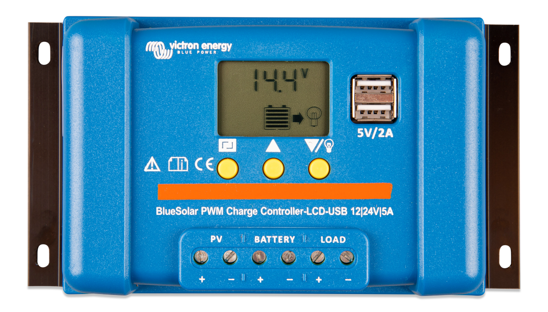 BLUESOLAR PWM-LCD&USB 12/24V-5A