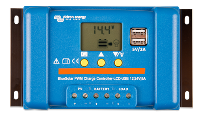 BLUESOLAR PWM-LCD&USB 12/24V-5A