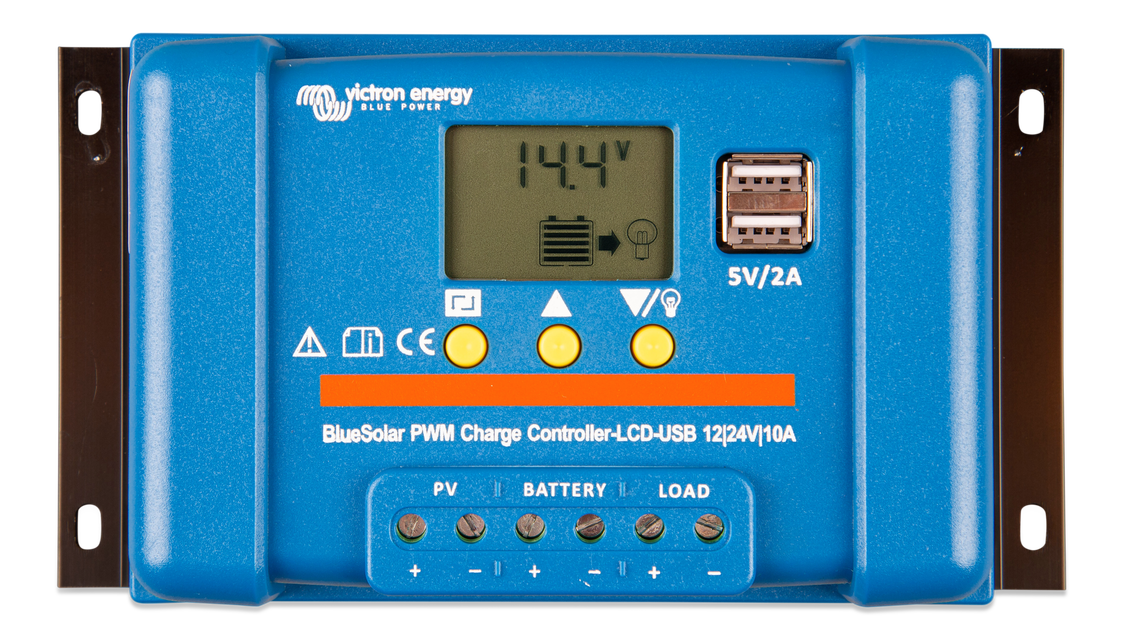 BLUESOLAR PWM-LCD&USB 12/24V-10A