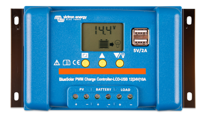 BLUESOLAR PWM-LCD&USB 12/24V-10A