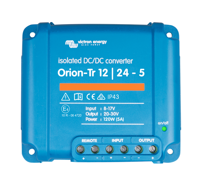 ORION-TR 12V TO 24V-5A (120W) ISOLATED DC-DC CONVERTER