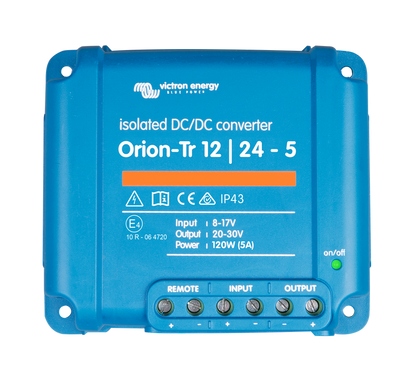 ORION-TR 12V TO 24V-5A (120W) ISOLATED DC-DC CONVERTER