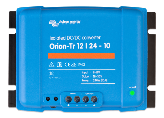 ORION-TR 12V TO 24V-10A (240W) ISOLATED DC-DC CONVERTER