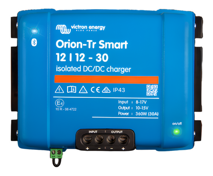 ORION-TR SMART 12V TO 12V-30A (360W) ISOLATED DC-DC CHARGER