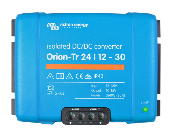 Orion-Tr 24V to 12V-30A 360W Isolated DC-DC Converter