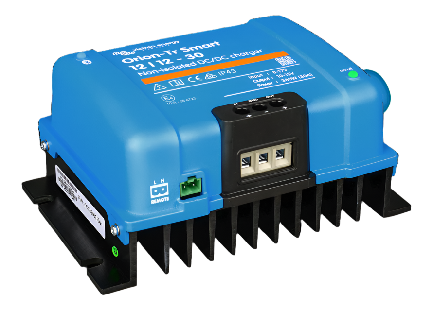 ORION-TR SMART 12V TO 12V-30A (360W) NON-ISOLATED DC-DC CHARGER