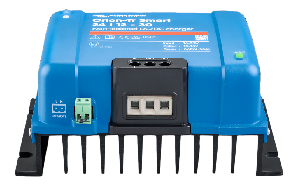 ORION-TR SMART 24V TO 12V-30A (360W) NON-ISOLATED DC-DC CHARGER