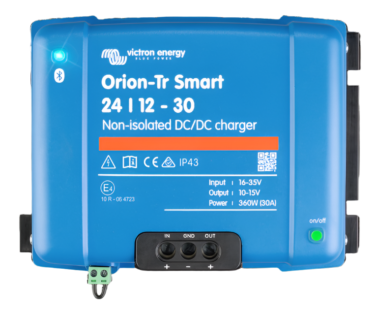 ORION-TR SMART 24V TO 12V-30A (360W) NON-ISOLATED DC-DC CHARGER – Home ...