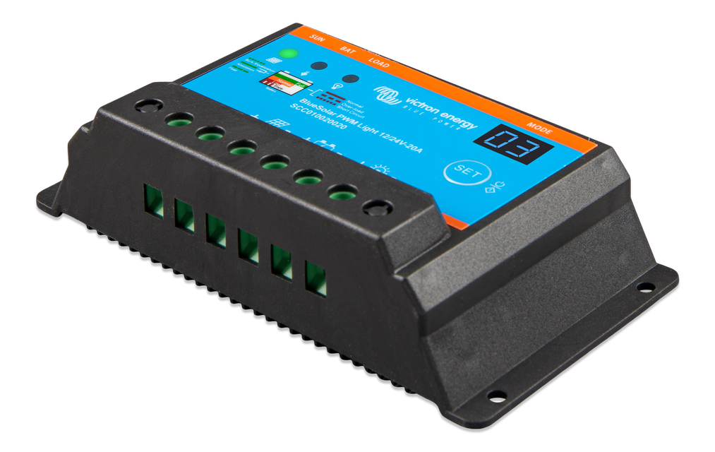 BLUESOLAR PWM-LIGHT CHARGE CONTROLLER 12/24V-20A