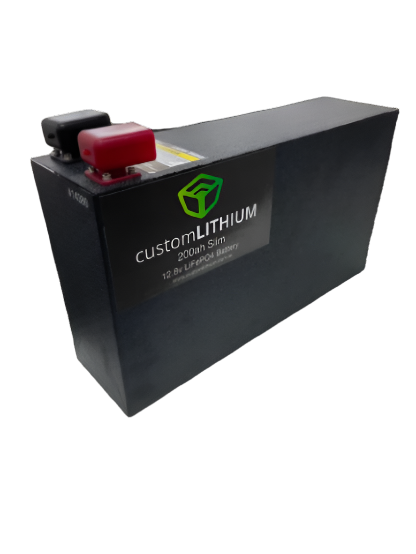 CUSTOM LITHIUM 12V 200AH 200BMS SLIM LITHIUM BATTERY