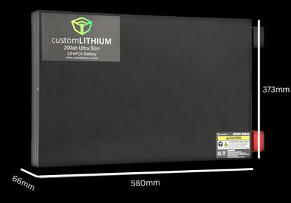 Ultra Slim 230Ah LiFePO4 Battery | 330A BMS