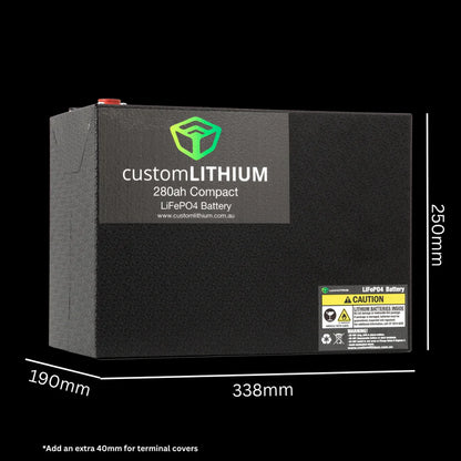 Compact 280Ah LiFePO4 Battery | 330A BMS