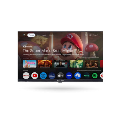 24" FRAMELESS 12V FULL HD SMART TV + CHROMECAST + BLUETOOTH