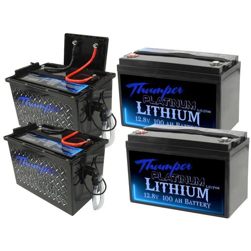 Thumper Lithium 100Ah Caravan/Motorhome Compliance Twin Pack