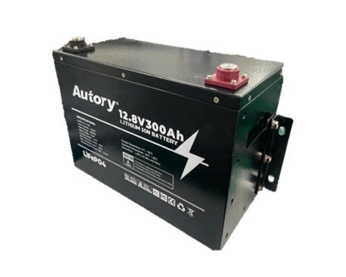 AUTORY 12.8V 300AH LiFePO4 BATTERY (ALL-METAL CASING)
