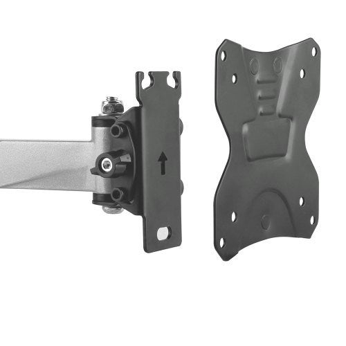 13-42 INCH LCD MONITOR SWING ARM WALL BRACKET WITH 2 SLIDE IN LOCKING PLATES