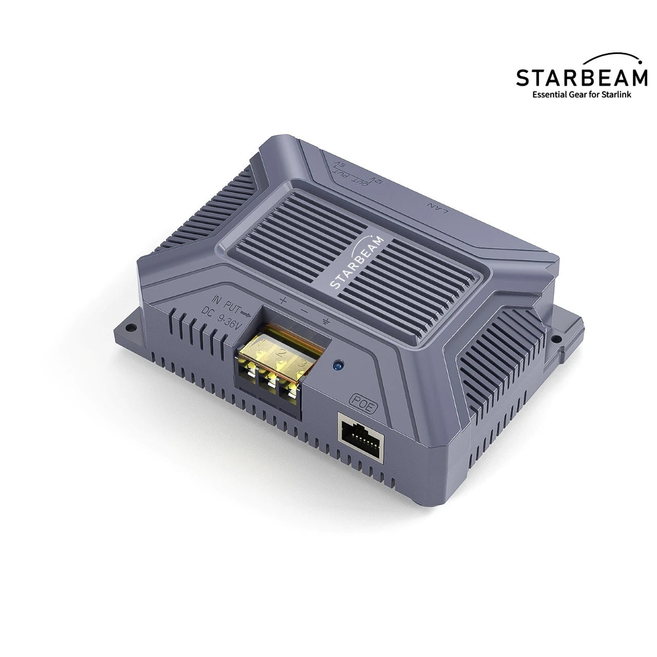 Starlink Mini DC to PoE Power Converter + WiFi 6 Travel Router
