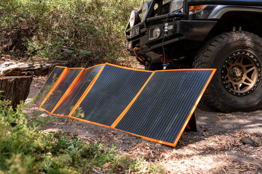 300W FOLDING SOLAR BLANKET WITH STAND