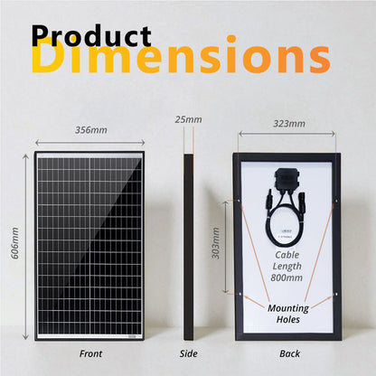 FUSION 50W FIXED SOLAR PANEL