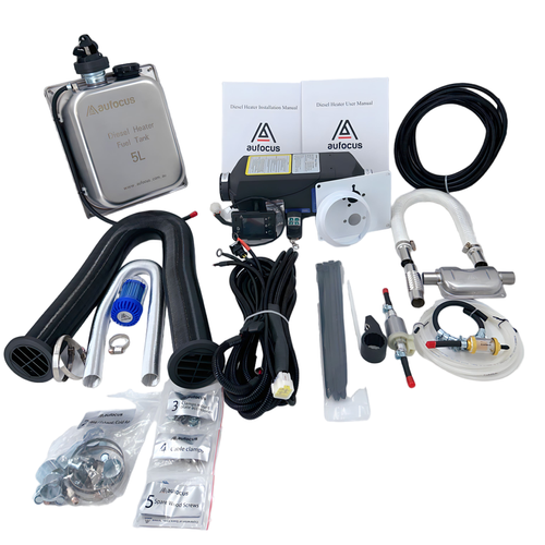 2KW DIESEL HEATER KIT + STAINLESS STEEL TANK