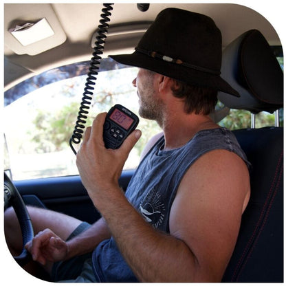 DTX4200XP IP54 DUAL RECEIVE CONTROLLER SPEAKER MIC UHF CB RADIO