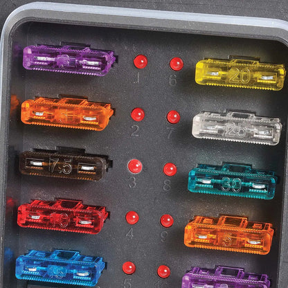 10-WAY WEATHERPROOF STANDARD ATS BLADE FUSE BLOCK