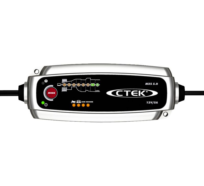 CTEK MXS 5.0 Battery Charger 8 Stage Charge Profile 5A 12V