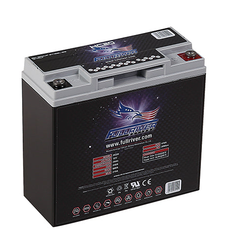 12V 20Ah 230CCA High Crank Battery (HC20)