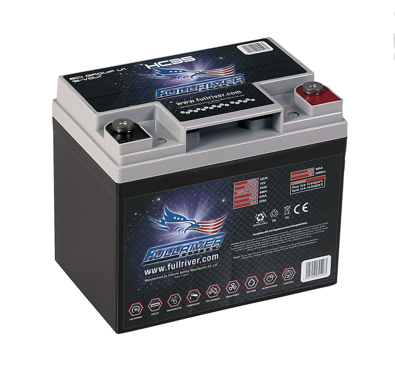12V 35Ah 450CCA High Crank AGM Battery (HC35)
