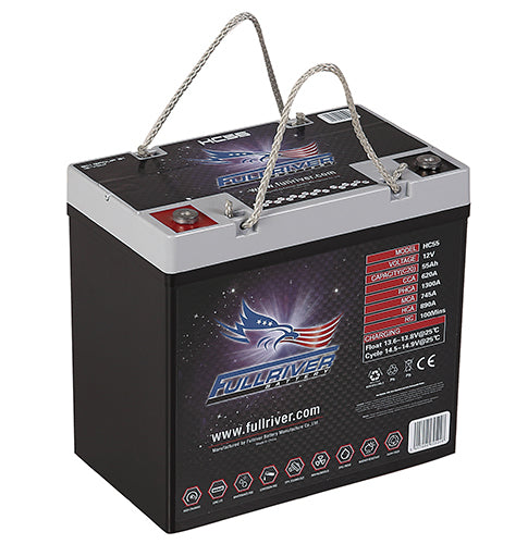 Fullriver 12V 55Ah 620CCA High Crank Battery (HC55)