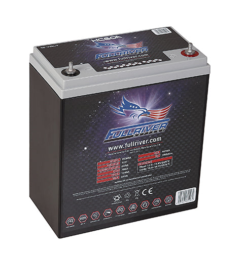 Fullriver 12V 60Ah 700CCA High Crank AGM Battery (HC60)