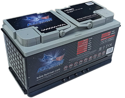 Fullriver 12V 80Ah 890CCA High Crank AGM Battery (HC80)