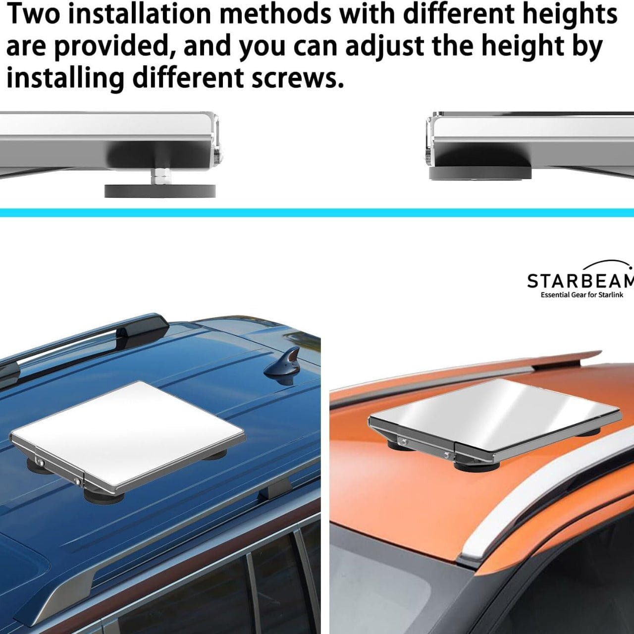 Starlink Mini Vehicle Mount with Magnetic Feet and Cover